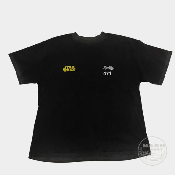 Civil Regime Star Wars Tee M | 199X Oversized, Vintage Wash Red Crystal NWOT - Picture 2 of 9